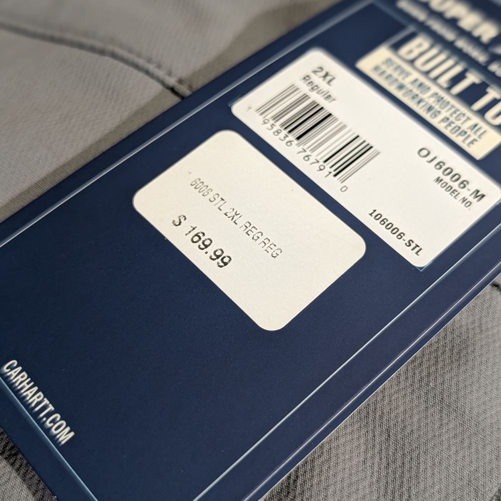 Carhartt Men’s XXL Hamilton Super Dux Jacket Gray - Picture 3 of 9
